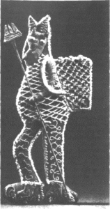 Черт. Раскрашенный пряник, изготовленный по технологии 30-х годов XX в. Чехия. 1981 г