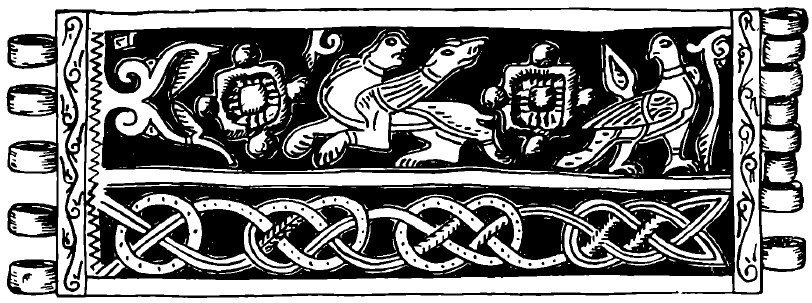 Рис. 3. Браслет XII в. Киев, усадьба Трубецкого (1, 2)