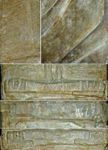 Рис. 6 из работы Комар и Хамайко, крест на пальце на нижнем фото справа