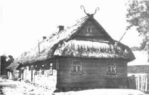 Деревенский дом в Подлясье (д. Плутыче, Белостокское воеводство, Польша), построенный около 1900 г